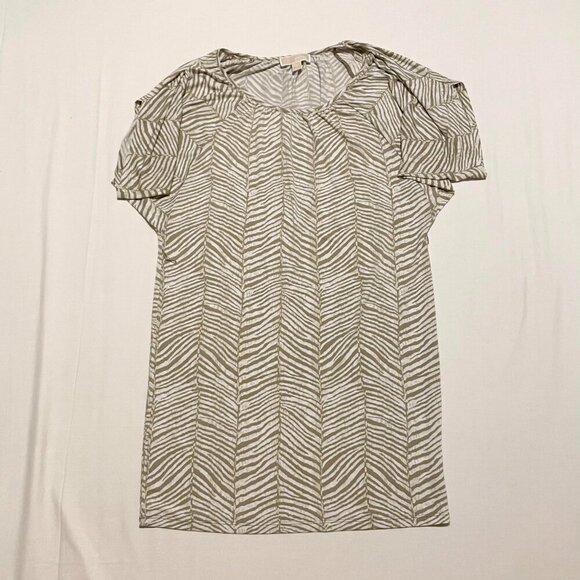 Michael Kors Womens Animal Print Dress Size Small Missing Belt - Picture 1 of 16